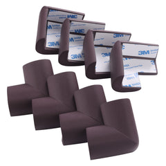 AIXMEET soft sponge corner guard on a rounded table corner for safer play.