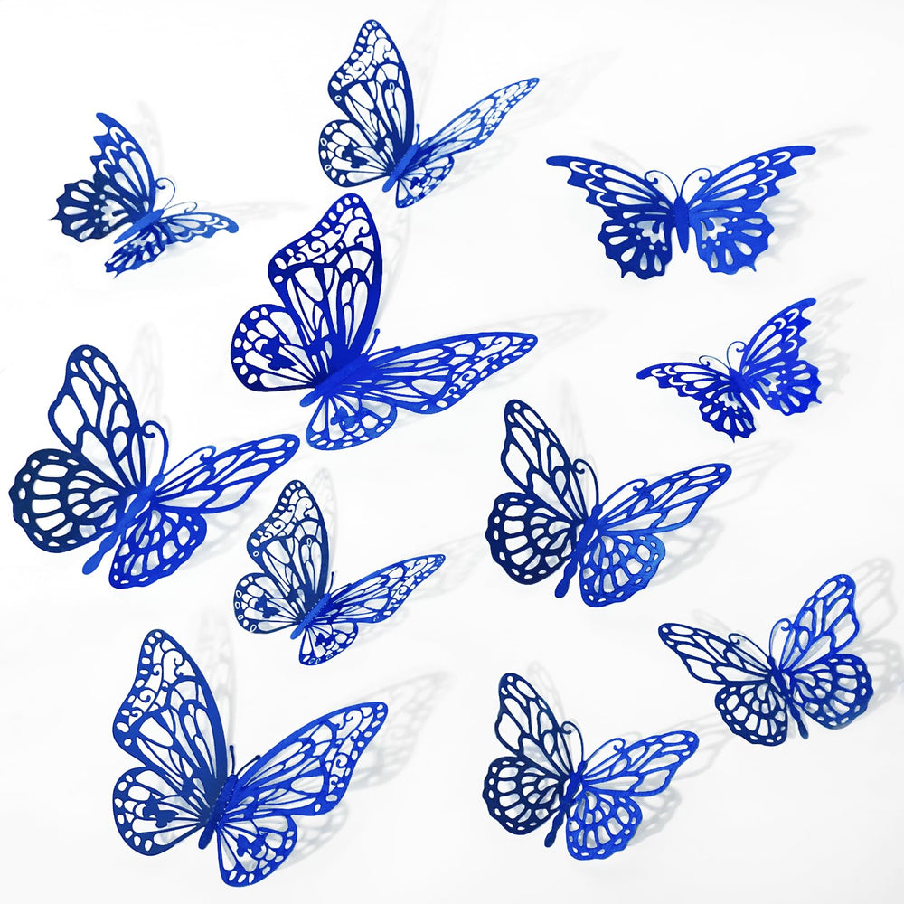 Aixoom blue butterfly wall decor style A for eye-catching display.
