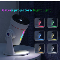 aiyotto star projector night light provides a soft glow for calming evenings.