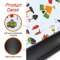 AJLTPA easy-to-install belt cover with magic sticker fits most belts.