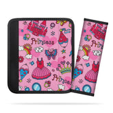 AJLTPA seatbelt cover with princess pattern offers soft cushioning for kids during car rides