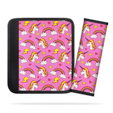 AJLTPA unicorn seat belt cover for kids reduces chafing and adds comfort on road trips.