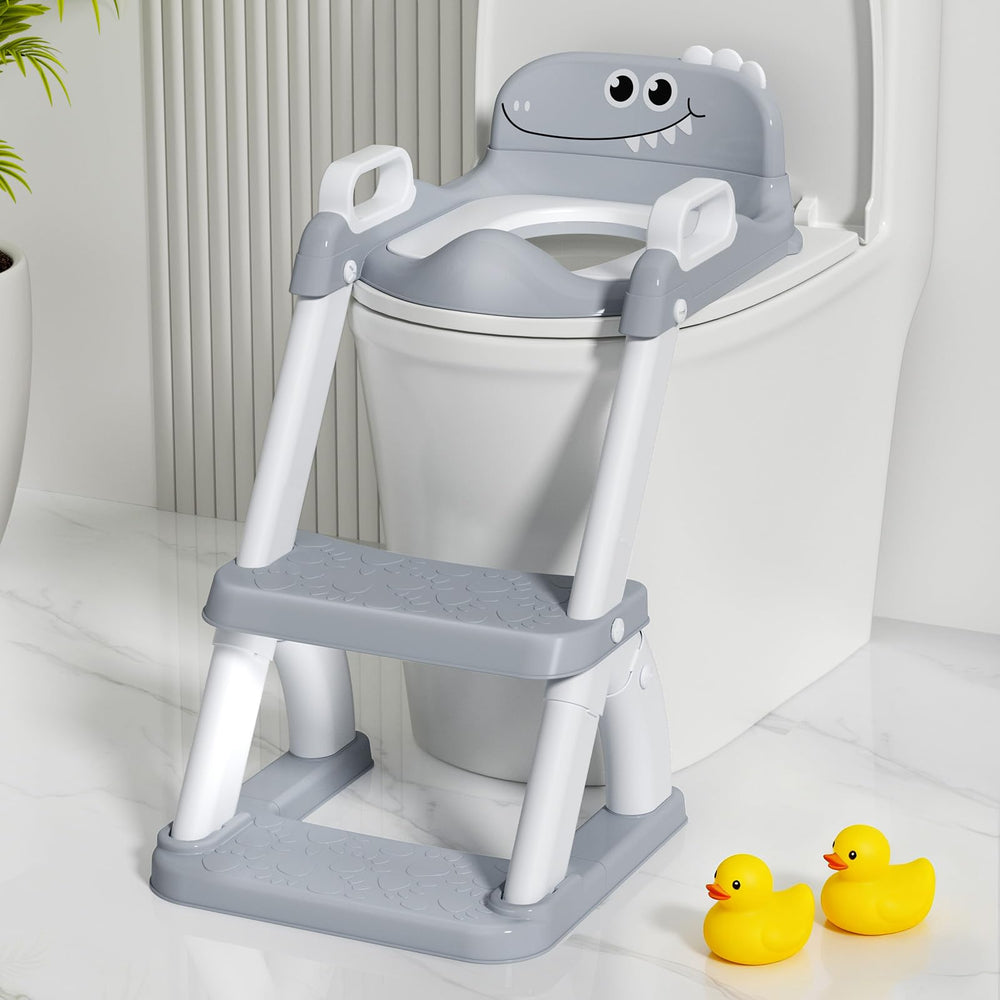 AJVV potty training seat for toddlers using toilet for comfortable practice.