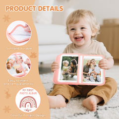 AKAYOK 4x6 pockets protect photos from drool while sliding in.