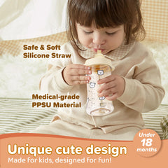 AKIOOM three-component-design cup simplified cleaning for busy parents