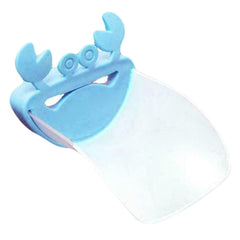 AKOAK crab blue faucet extender directs water for easier kids' handwashing