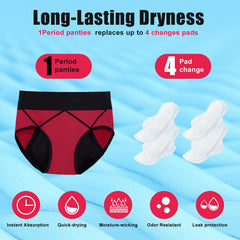Akvsops High-waisted briefs provide secure, comfortable fit under any outfit