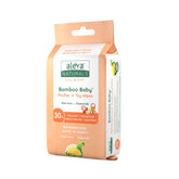 Aleva Naturals bamboo wipe pack for quick toy and pacifier refresh.