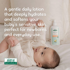Aleva Naturals Daily Soothing Moisturizer texture demonstrates light emulsion for quick absorption.