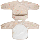 Ali+Oli farm long sleeve smock bib for clean meals