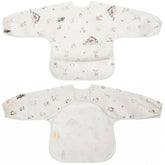 Ali+Oli Smock Bib woodlands long-sleeve protects outfits during meals.