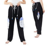 ALIALAVESTA incontinence pants with catheter pockets for discreet urine bag storage