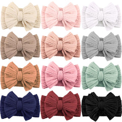 ALinmo 12-pack baby headbands set offering versatile colors for daily outfits