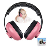 Alitamei baby ear protection headphones front view, soft cushions reduce noise for delicate ears.