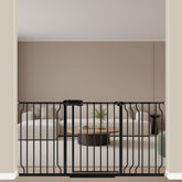 ALLAIBB extra-wide gate installation shows secure doorway setup and simple alignment
