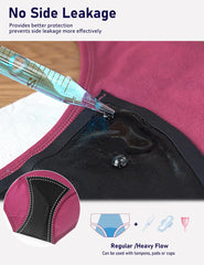 ALLBASE High Absorbency Underwear waterproof gusset demonstrates leak-proof protection.