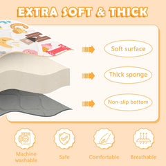 Alldomess mat with non-slip backing keeps surface stable