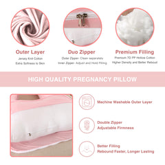 ALLOPERA C-shape ergonomic design supports comfortable side sleeping.