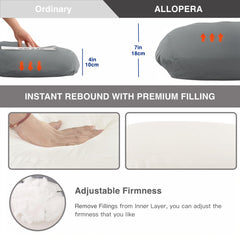 ALLOPERA hypoallergenic materials provide gentle, safe sleep for sensitive skin.