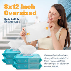 AllSett Health rinse-free wipes in travel context, easy no-rinse refresh.