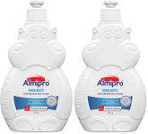 Almipro emollient baby daily lotion bottle closeup highlights hydrating formula for delicate skin