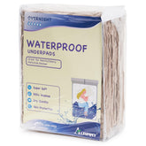 Alsunny hospital pee pad 18x24 pack front protects bedding for family use.