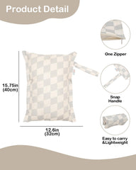 ALVA secure zipper closure provides quick access and secure storage.