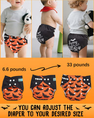 ALVABABY two microfiber inserts included for quick absorption during outings.