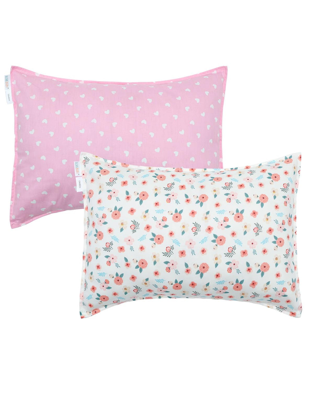 ALVABABY toddler pillowcase in soft cotton for gentle skin and cozy naps.