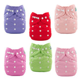 ALVABABY six-pack cloth diapers for reusable baby care and comfort