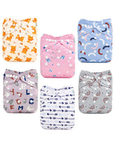 ALVABABY diaper shell with waterproof outer for leak protection and durability