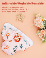 ALVABABY 3-layer insert absorbs moisture for day use.