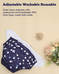 ALVABABY twelve inserts set provides absorbency for day and night use.
