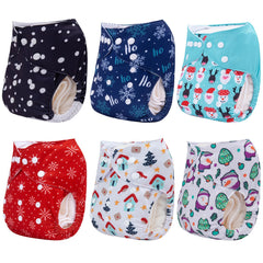 ALVABABY 12-pack inserts with three-layer absorbency for quick moisture management