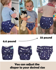 ALVABABY moisture-wicking suede inner helps keep baby's skin dry.