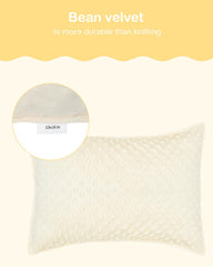 ALVABABY pillowcover envelope closure design makes on/off easy and clean.