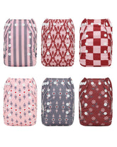 ALVABABY pocket diaper for newborns with adjustable fit and reusable design.