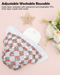 ALVABABY diaper hip snaps prevent wing droop for secure wear.