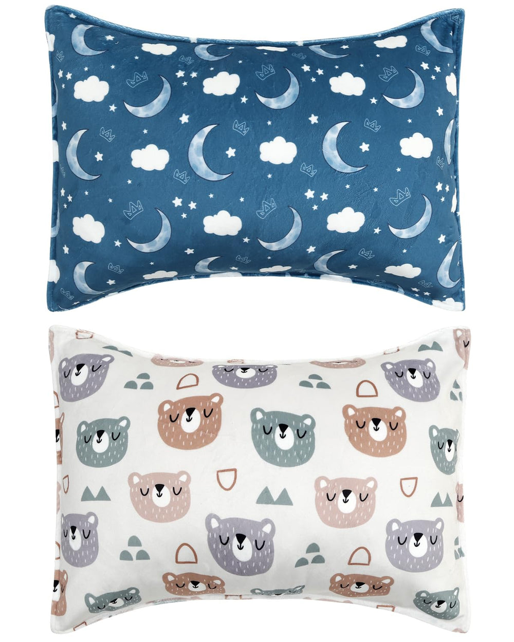 ALVABABY toddler pillowcase in bean velvet texture for gentle skin comfort.