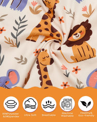 ALVABABY pillowcase with envelope closure keeps pillow secure and clean