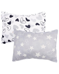 ALVABABY toddler pillow cover in soft-knit fabric for a gentle sleep surface.