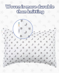 ALVABABY organic cotton pillowcase offers soft breathable comfort for toddlers