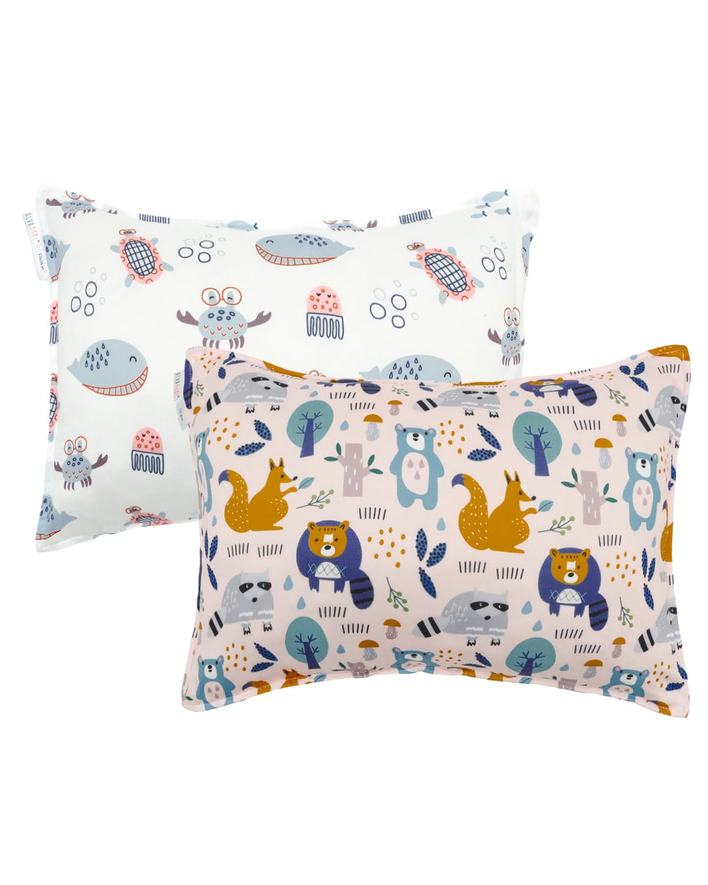 ALVABABY toddler pillowcase stretchy-soft for comfortable sleep on 13x18 or 12x16 pillows.