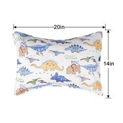 ALVABABY two-pack keeps pillows clean between washes.