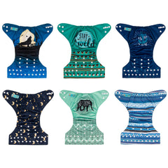 ALVABABY waterproof outer layer protects clothing during outings.
