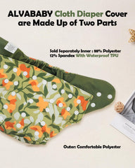ALVABABY set includes a wet bag for tidy on-the-go diaper changes