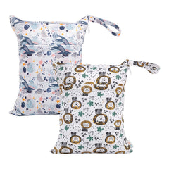ALVABABY wet/dry bag front view for stylish daily use and organization.