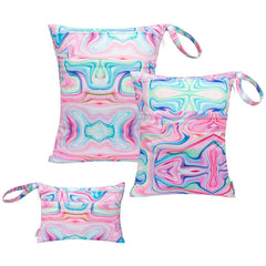 ALVABABY wet/dry bag with large capacity for diapers and travel use.