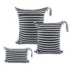 ALVABABY large wet/dry bag with spacious interior for diapers and garments.