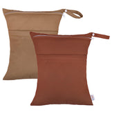 ALVABABY wet-dry bag with two zippers for wet and dry separation.